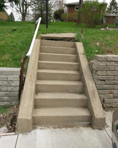 Steps Before - A1 Concrete Leveling